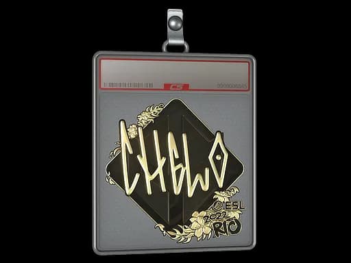 Sticker Slab | chelo (Gold) | Rio 2022