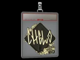 Sticker Slab | chelo (Gold) | Rio 2022