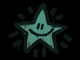 Sealed Graffiti | Shining Star (Frog Green)