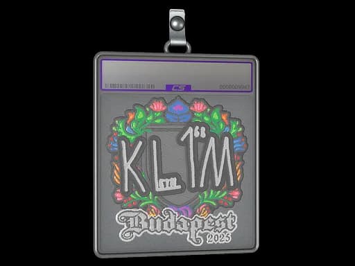 Sticker Slab | kl1m (Embroidered) | Budapest 2025