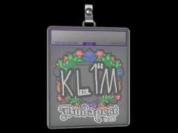 Sticker Slab | kl1m (Embroidered) | Budapest 2025
