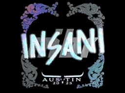 Sticker | insani (Holo) | Austin 2025