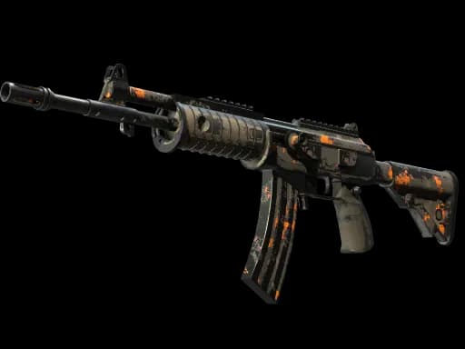 StatTrak™ Galil AR | Orange DDPAT (Battle-Scarred)