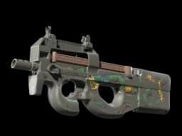 P90 | Emerald Dragon CS2 skin