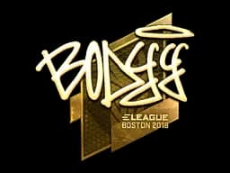 Sticker | bodyy (Gold) | Boston 2018