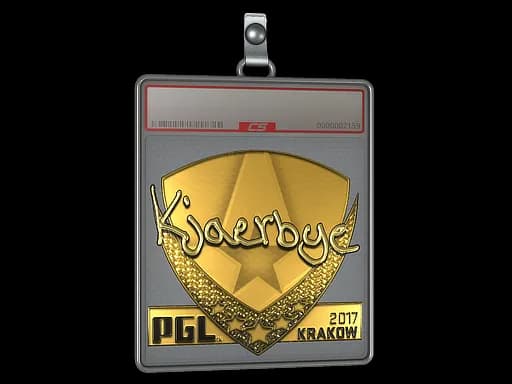 Sticker Slab | Kjaerbye (Gold) | Krakow 2017