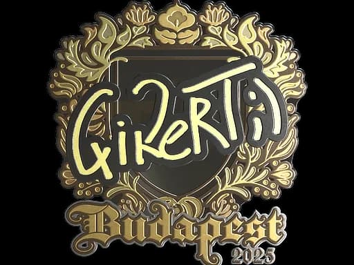 Sticker | qikert (Gold) | Budapest 2025