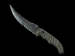 ★ Flip Knife | Damascus Steel (Well-Worn)
