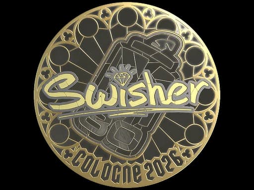 Sticker | Swisher (Gold) | Cologne 2026
