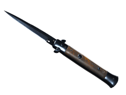 ★ Stiletto Knife | Blue Steel (Well-Worn)