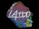 Sticker | latto (Glitter) | Rio 2022 CS2 skin