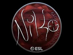 Sticker | NiKo (Foil) | Katowice 2019