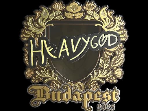 Sticker | Heavygod (Gold) | Budapest 2025