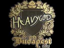 Sticker | Heavygod (Gold) | Budapest 2025
