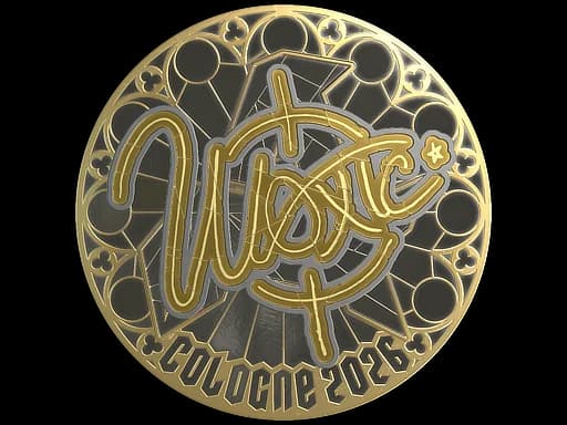 Sticker | woxic (Gold) | Cologne 2026