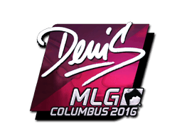 Sticker | denis (Foil) | MLG Columbus 2016
