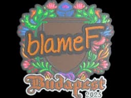 Sticker | blameF (Embroidered) | Budapest 2025