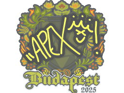 Sticker | apEX | Budapest 2025
