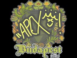 Sticker | apEX | Budapest 2025