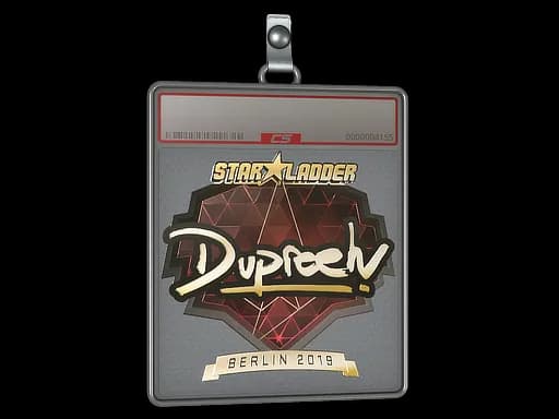 Sticker Slab | dupreeh (Gold) | Berlin 2019