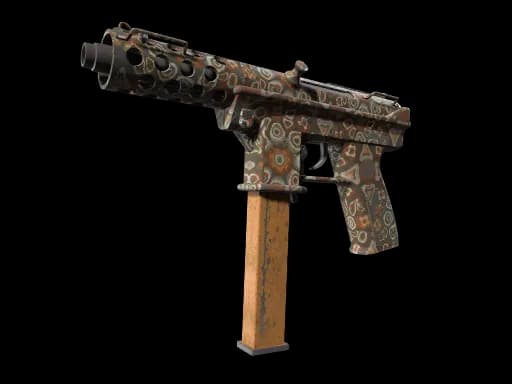 Tec-9 | Orange Murano (Battle-Scarred)