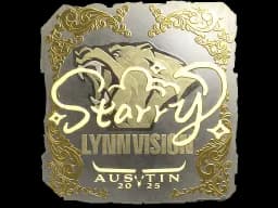Sticker | Starry (Gold) | Austin 2025