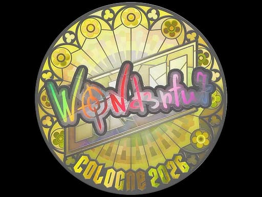 Sticker | w0nderful (Holo) | Cologne 2026