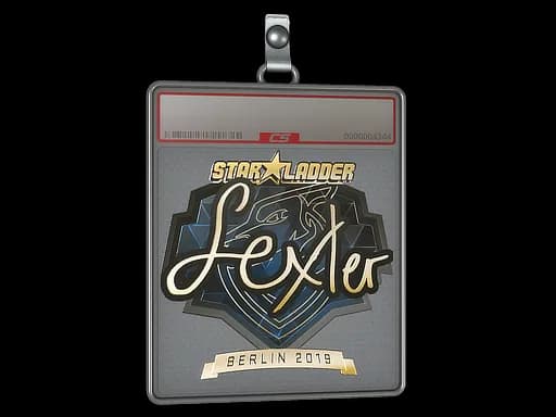 Sticker Slab | dexter (Gold) | Berlin 2019