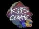 Sticker | KSCERATO (Glitter) | Rio 2022 CS2 skin