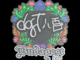 Sticker | dgt (Embroidered) | Budapest 2025