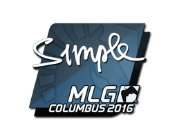 Sticker | s1mple | MLG Columbus 2016