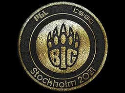 Patch | BIG (Gold) | Stockholm 2021 - CS2 Skin Prices