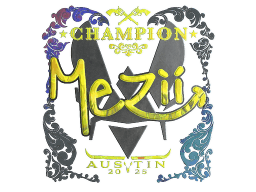 Sticker | mezii (Holo, Champion) | Austin 2025