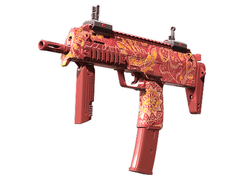 MP7 | Coral Paisley (Minimal Wear)