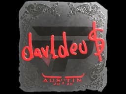 Sticker | dav1deuS (Foil) | Austin 2025