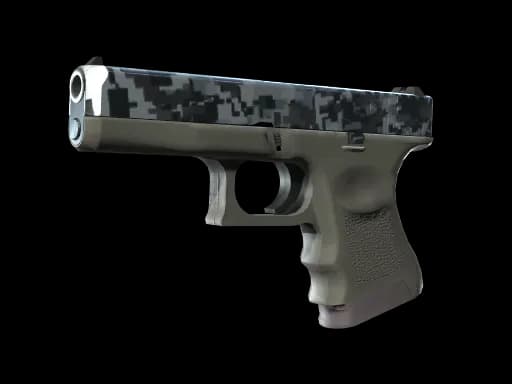 Glock-18 | Steel Disruption (Minimal Wear)