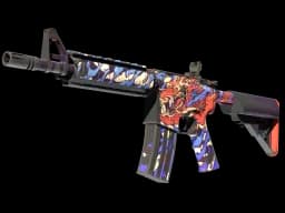 M4A4 | 龍王 (Dragon King) (Well-Worn)