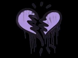 Sealed Graffiti | Broken Heart (Violent Violet)