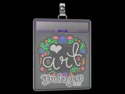 Sticker Slab | arT (Embroidered) | Budapest 2025