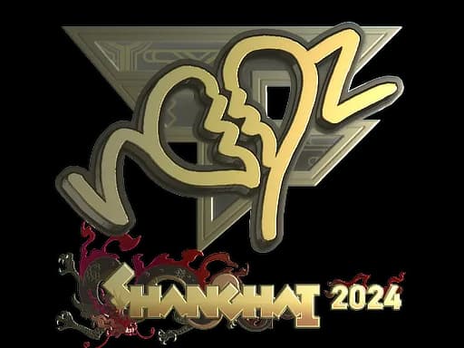 Sticker | ropz (Gold) | Shanghai 2024
