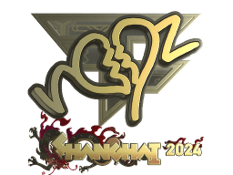 Sticker | ropz (Gold) | Shanghai 2024