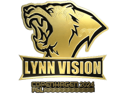 Sticker | Lynn Vision (Gold) | Copenhagen 2024