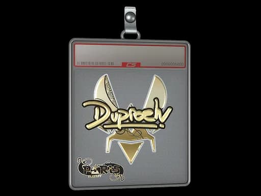 Sticker Slab | dupreeh (Gold) | Paris 2023