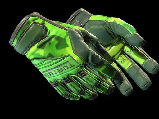 ★ Specialist Gloves | Lime Polycam (Minimal Wear)