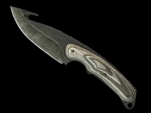 ★ Gut Knife | Black Laminate (Battle-Scarred)