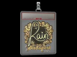 Sticker Slab | rain (Gold) | Budapest 2025