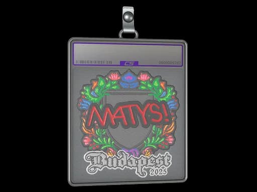 Sticker Slab | MATYS (Embroidered) | Budapest 2025