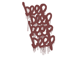 Sealed Graffiti | BEEP (Brick Red)