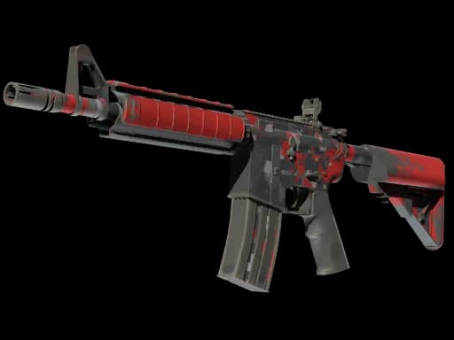 M4A4 | Red DDPAT (Well-Worn)