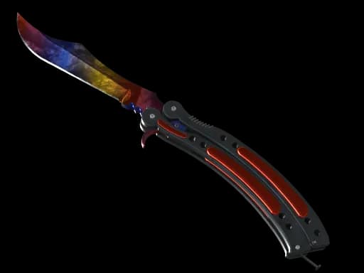 ★ Butterfly Knife | Marble Fade (Minimal Wear)
